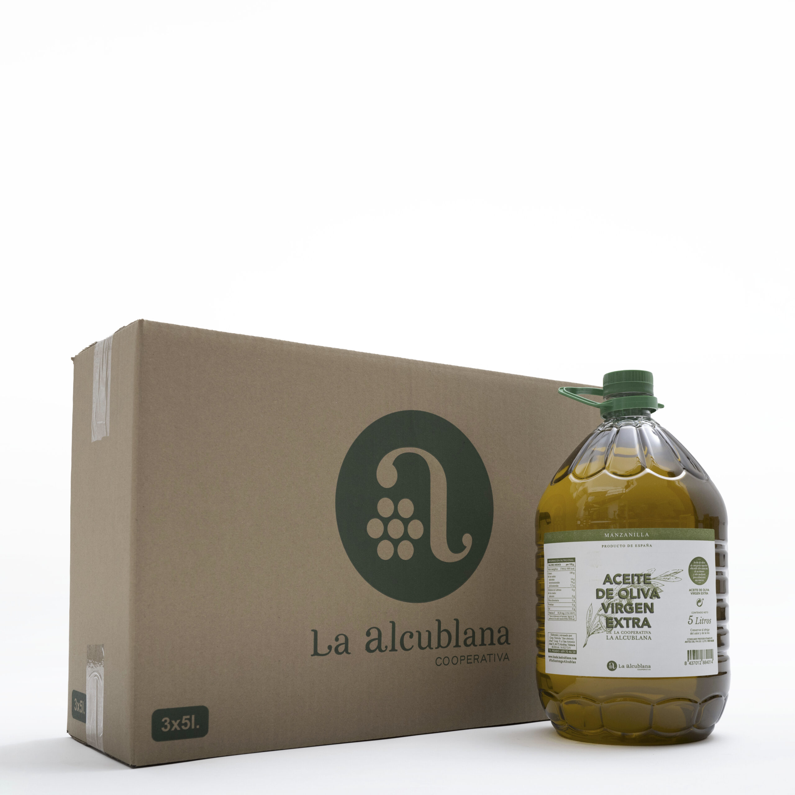 13 Caja Aceite Manzanilla 3 X 5l